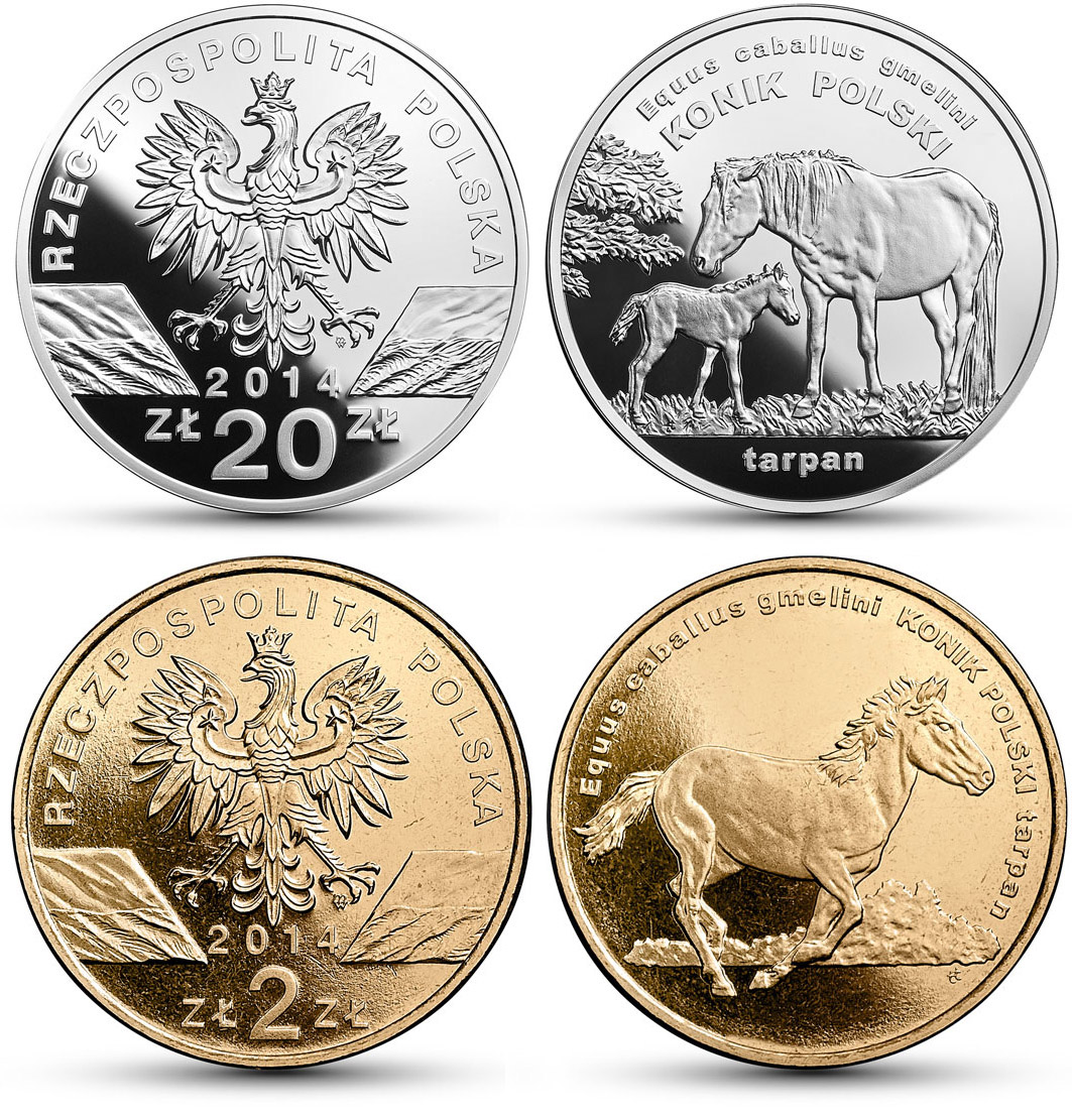 Монета «Польский кони» 