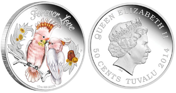 2014 Forever Love Silver Proof Coin for Valentine’s Day