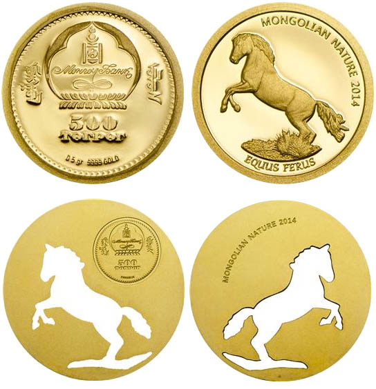 Серия монет «Монгольская лошадь»