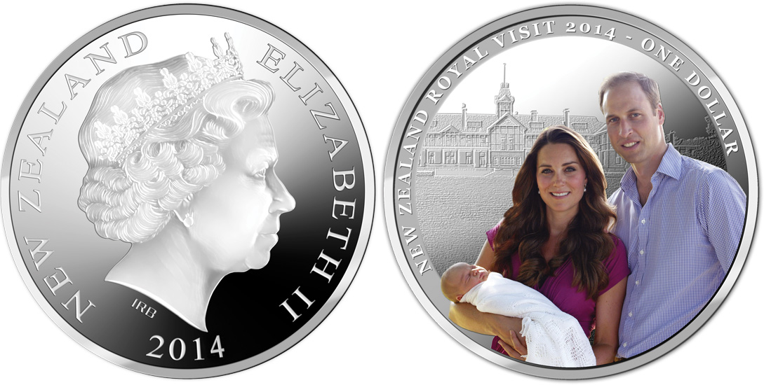 Royal Visit 2014 Silver Proof Coin