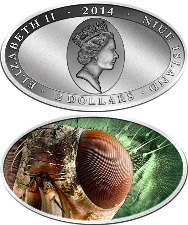Монета «Комнатная муха»