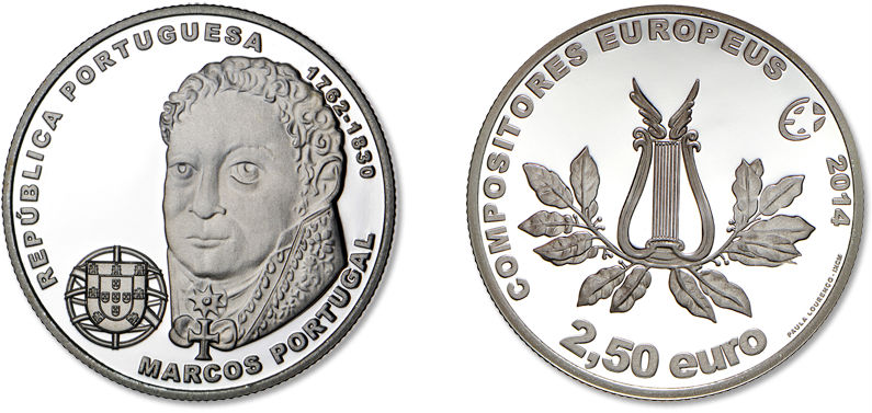 Portugal 2,5 euros 2014 - Marcos Portugal