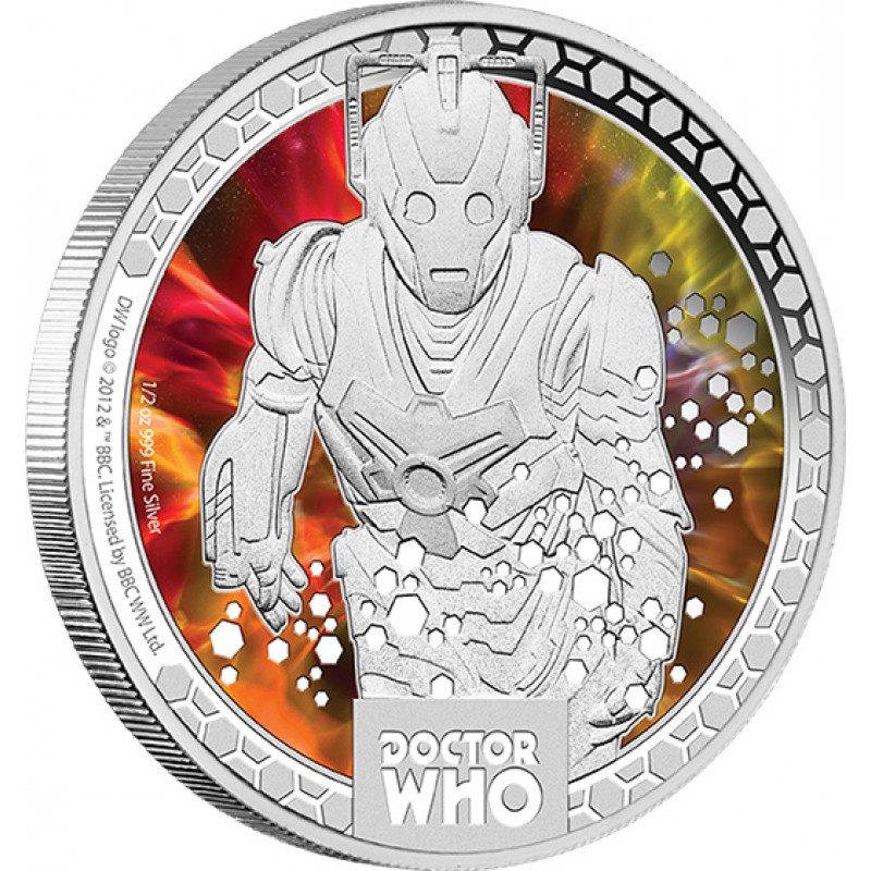 Doctor Who Monsters Coin Depicts Cyberman