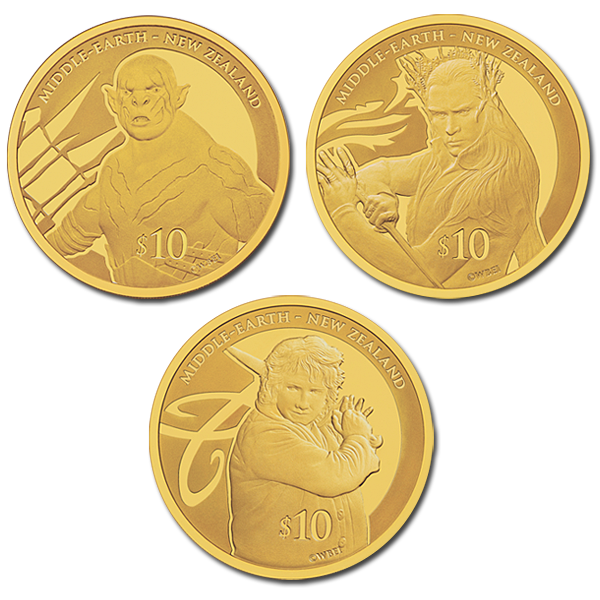 The Hobbit: The Desolation of Smaug Premium Gold Coin Set