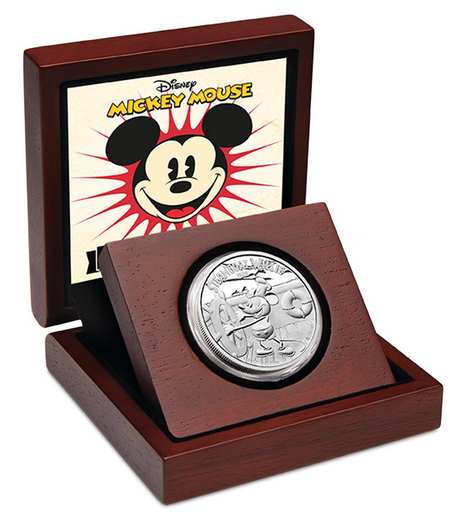 Steamboat Willie 2014 1oz Silver Proof Coins