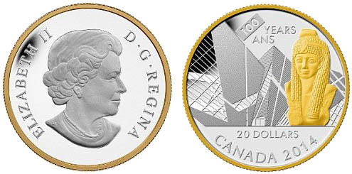 Монета «100-летие Королевского музея Онтарио»