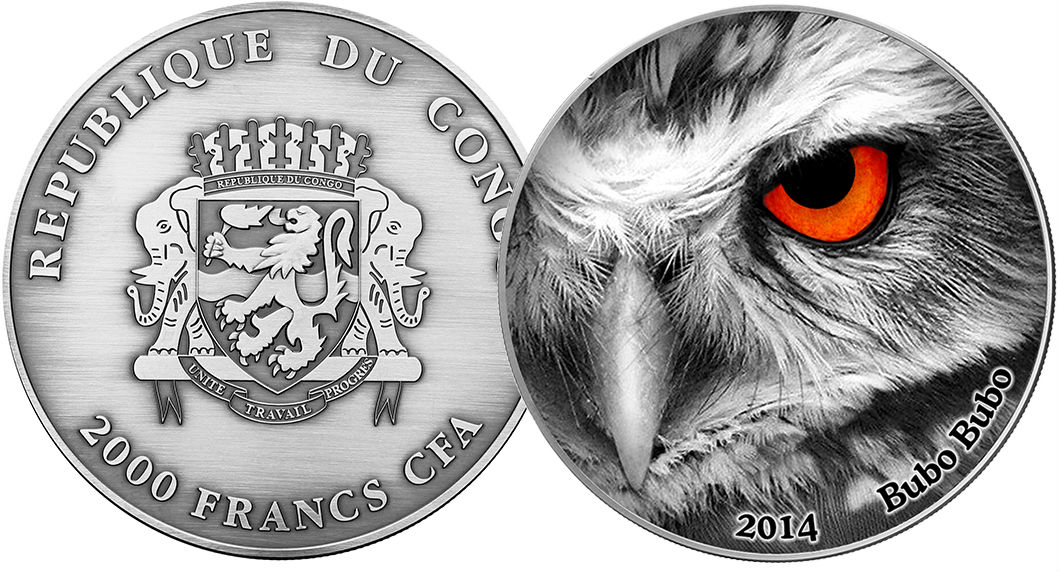 Nature’s Eyes Bubo Bubo Coin