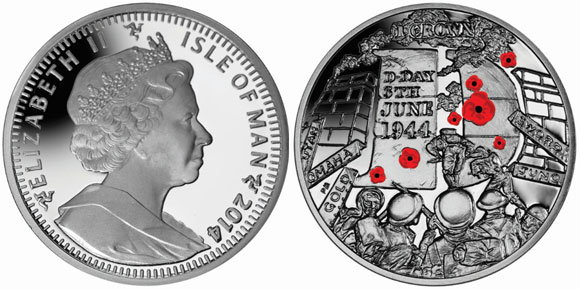 Isle of Man Coins Commemorate 70th Anniversary of D-Day