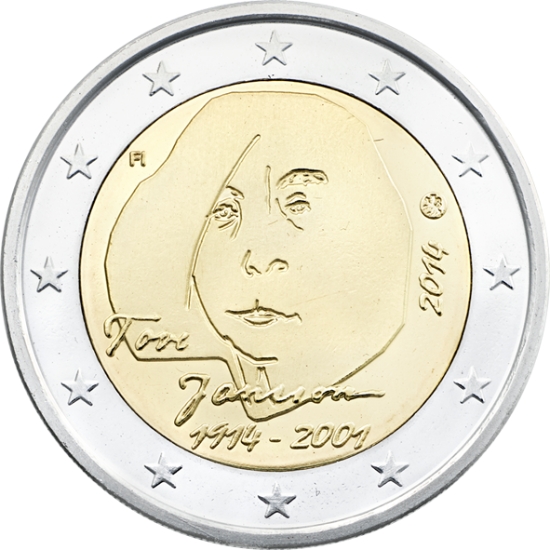 Commemorative Tove Jansson coin