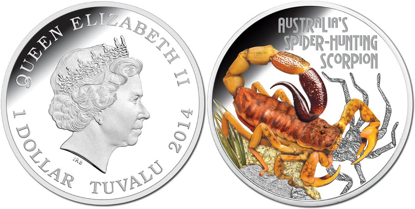 Монета «Австралийский скорпион»