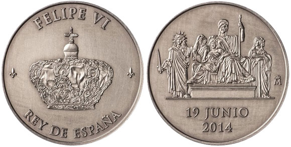 Медаль «Коронация короля Филиппа VI»