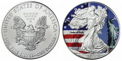 Монета «Статуя Свободы»