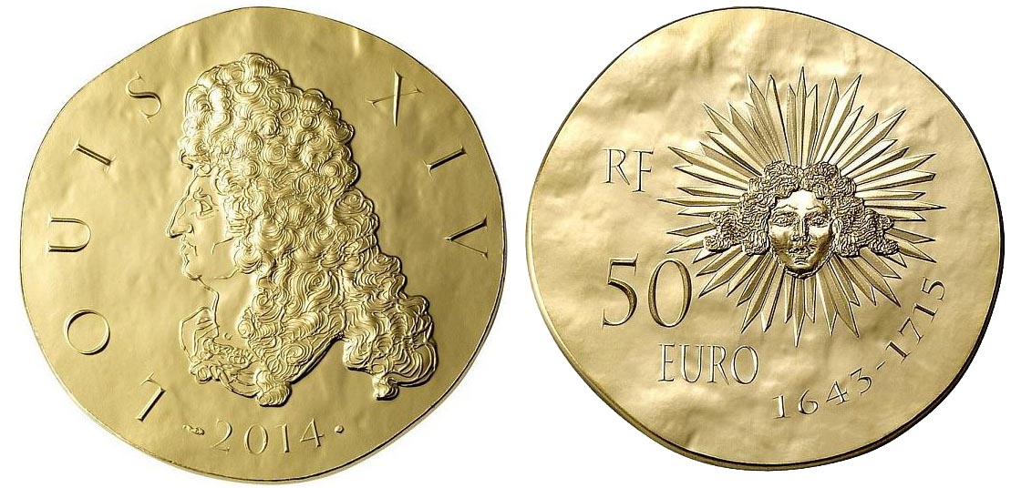 Монета «Людовик XIV»