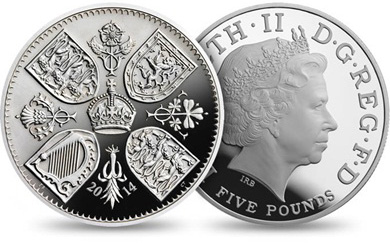 The First Birthday of Prince George 2014 UK £5 Silver Coin