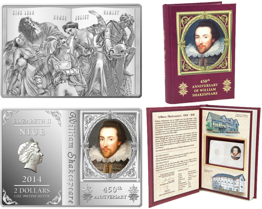 Coin 450th Anniversary of Shakespeare