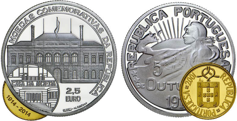 100th anniversary of Republic commemorative coins