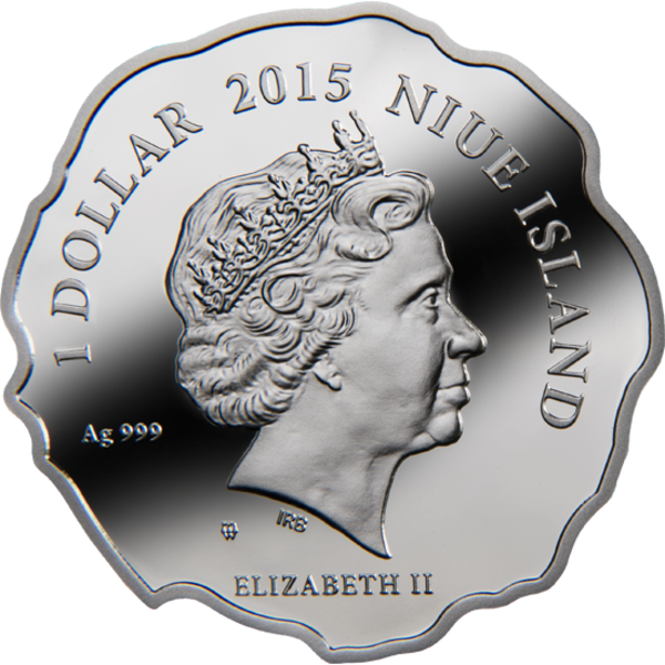 Niue 1 dollar 2015 cabbage, Year of the Goat