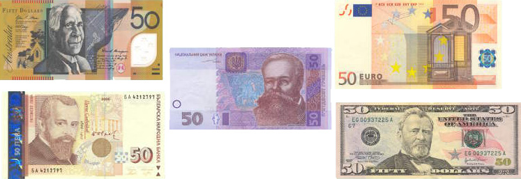 Украинская гривна призвана самой красивой валютой мира