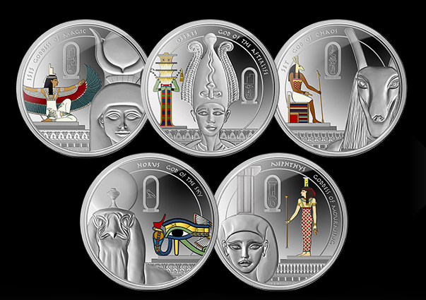 Набор монет «История Осириса»