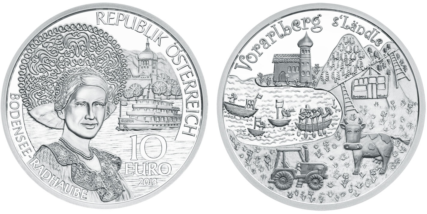 Silber coin Vorarlberg