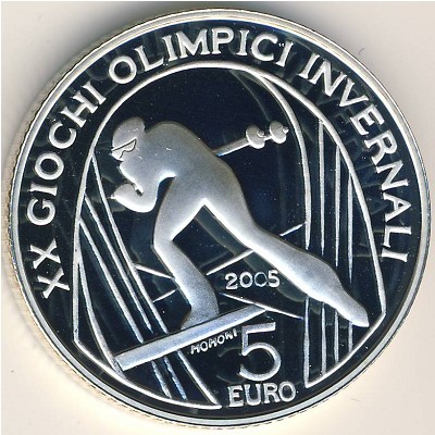 Италия, 5 евро (2005 г.)