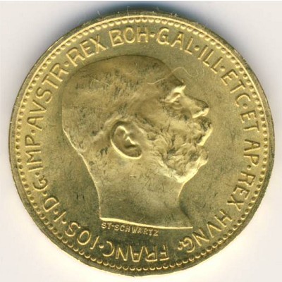 Австрия, 20 крон (1909–1916 г.)