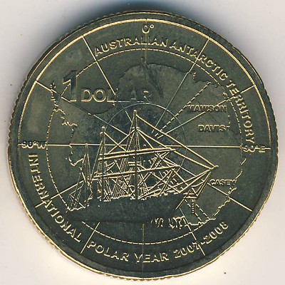 Australia, 1 dollar, 2007