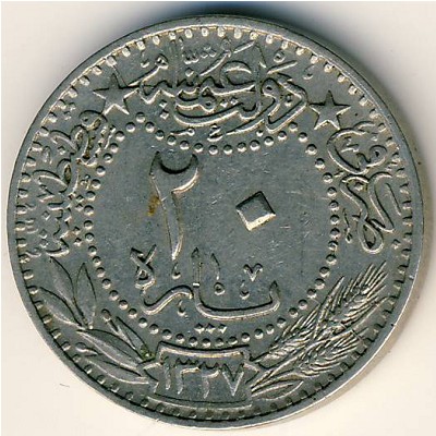 Турция, 20 пар (1909–1915 г.)