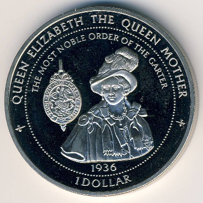 Pitcairn Islands, 1 dollar, 1997