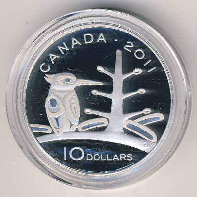 Canada, 10 dollars, 2011