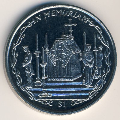 Virgin Islands, 1 dollar, 2002