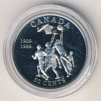 Canada, 50 cents, 1999