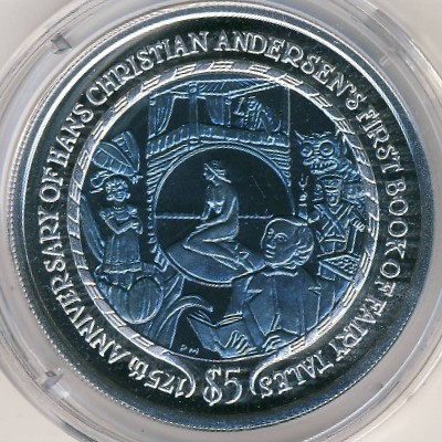 Virgin Islands, 5 dollars, 2010