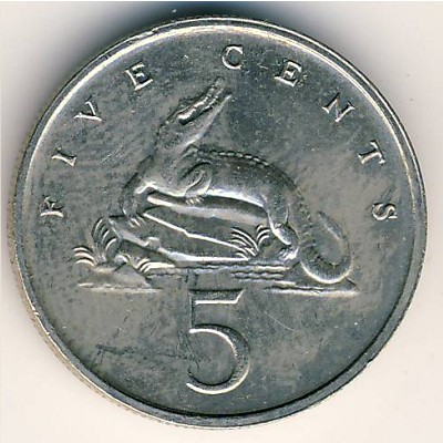 Ямайка, 5 центов (1969–1989 г.)