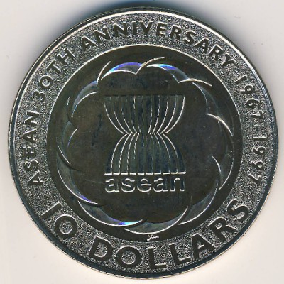 Сингапур, 10 долларов (1997 г.)