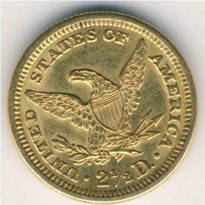 USA, 2 1/2 dollars, 1840–1907