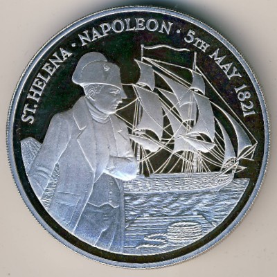 Информация о монете Saint Helena Island and Ascension 25 pounds 1986г ...