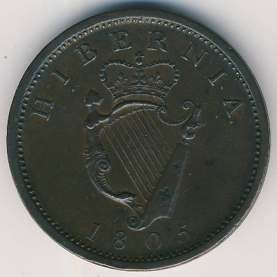 Ирландия, 1 пенни (1805 г.)