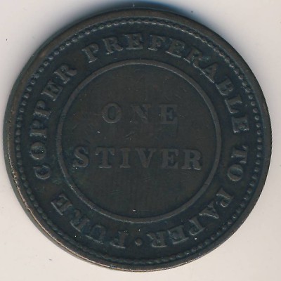 Канада, 1 стивер (1838 г.)