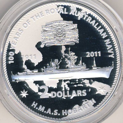 Australia, 2 dollars, 2011