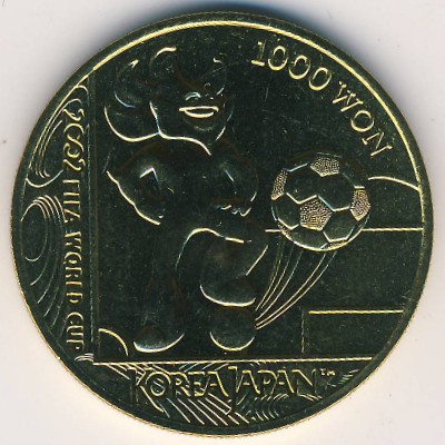 Южная Корея, 1000 вон (2001 г.)