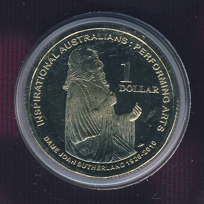 Australia, 1 dollar, 2011