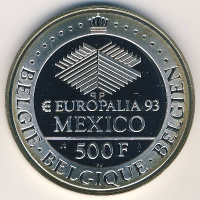 Бельгия, 500 франков (1993 г.)