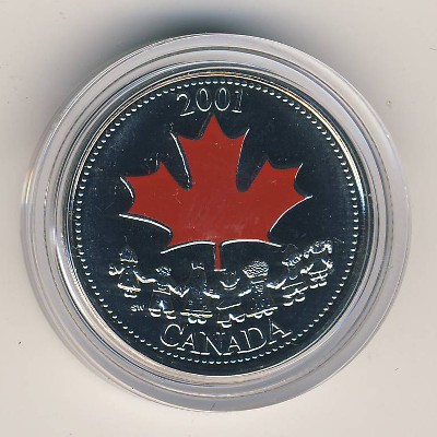 Канада, 25 центов (2001 г.)