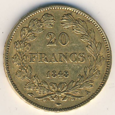 Франция, 20 франков (1832–1848 г.)