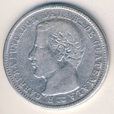 Guatemala, 4 reales, 1867–1869