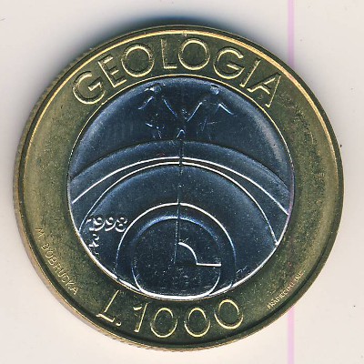 San Marino, 1000 lire, 1998