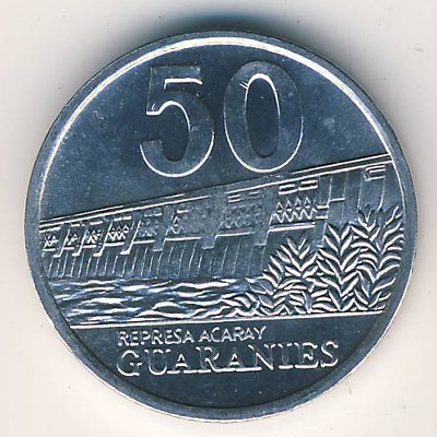 Парагвай, 50 гуарани (2006–2016 г.)
