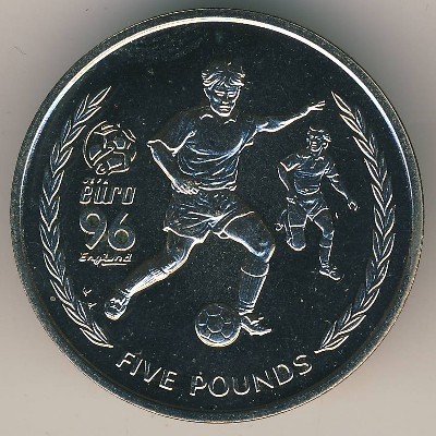 Isle of Man, 5 pounds, 1996