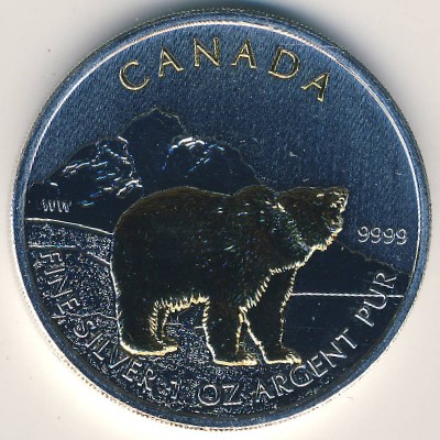 Canada, 5 dollars, 2012